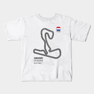 Netherlands Race Track Kids T-Shirt